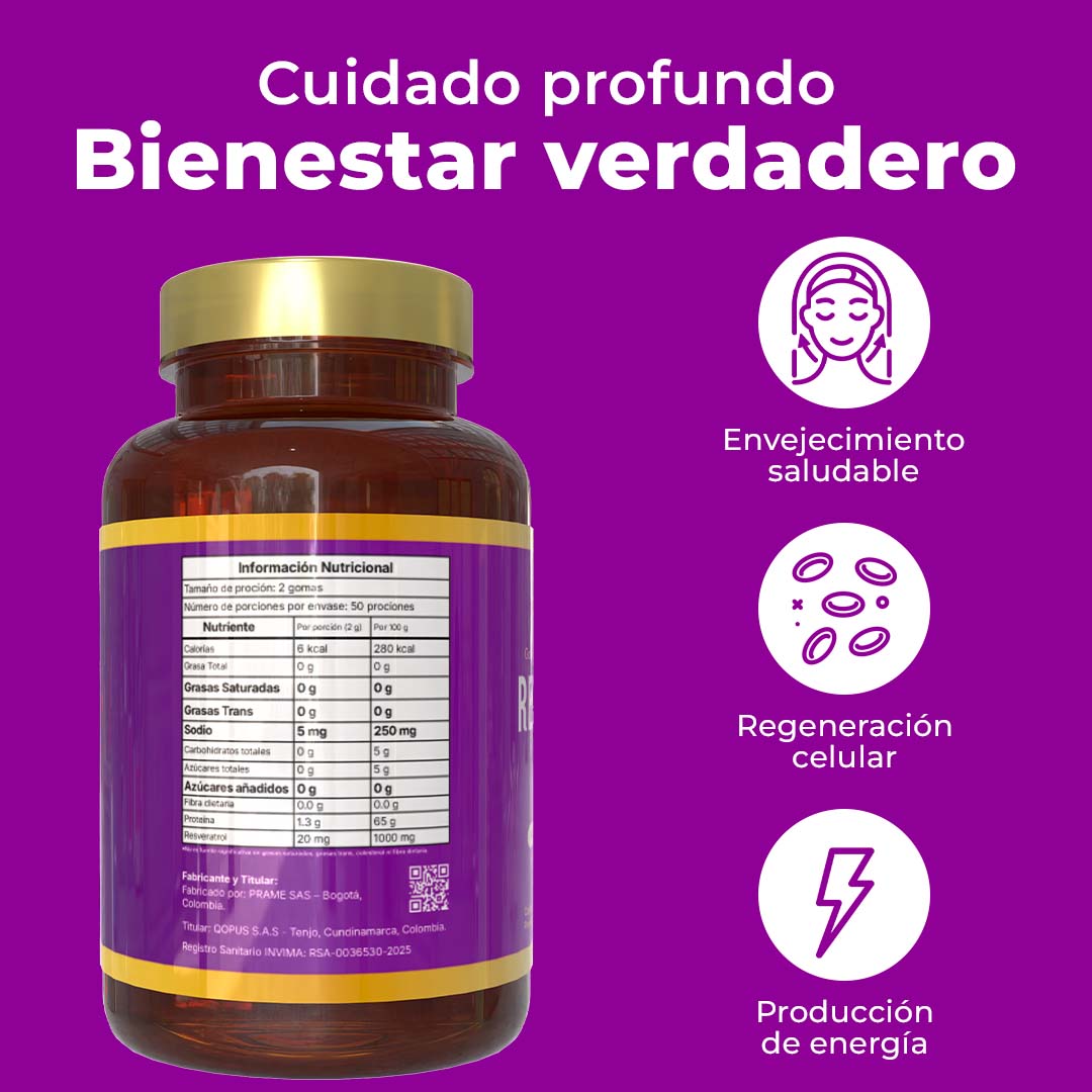 Miniatura 2 de Gomas con relleno de RESVERATROL